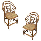 Brighton Pavilion Style Rattan Dining Armchairs