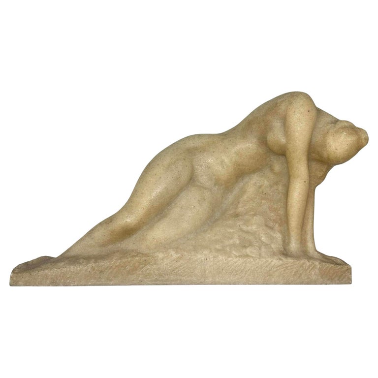 "The Awakening" Stone Composite Female Statue by Vincent Glinsky