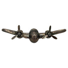 925 Sterling Silver B-25 Mitchell Aircraft Brooch w/ Moving Propeller Props