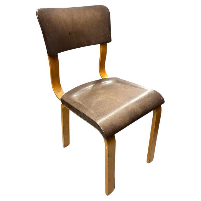 Art Deco Thonet Bentwood Dining Chair w/ Bakelite Seat