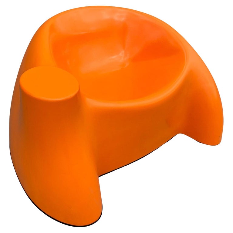Mod Fiberglass "Castle Chair" Sculpture Lounge Chair by Wendell Castle