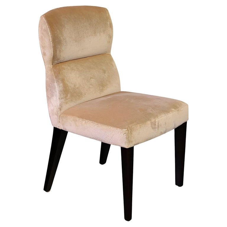 Dakota Jackson "Oh!" Velvet Side Chair