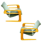 1938 Art Deco "Airline Chair" Lounge by KEM Weber for Walt Disney, Pair