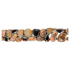 Garnet Cluster 925 Sterling Silver Fashion Jewelry 8" Inch Bracelet