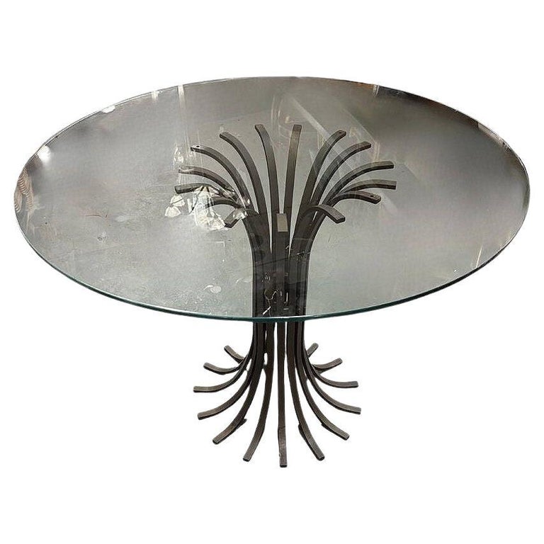 43" Round Extruded Iron Outdoor/Patio Dining Table Coated, 3 Available