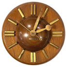 Early Mid-century "Plaza" E931-003 Wall Clock in Walnut by Seth Thomas