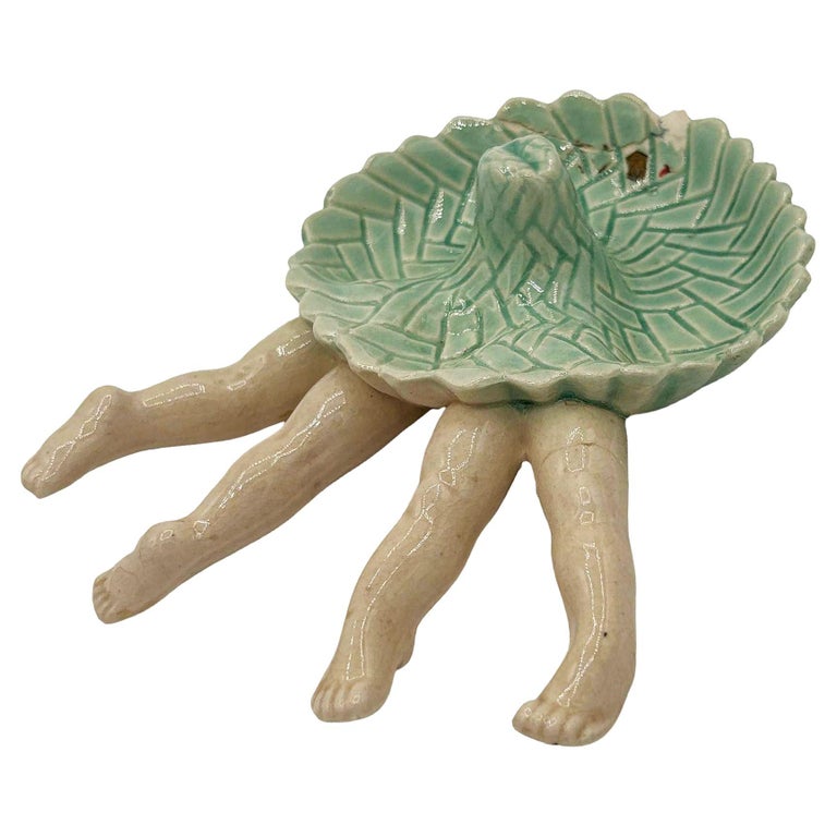 "Strip Tease- Eye Appeal" Beachcomber Ceramic Ashtray by Dorothy Kindell