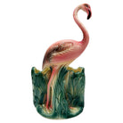 Mid-Century Tropical Pink Flamingo Ceramic Tabletop Planter by Napco
