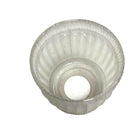 Art Nouveau Lamp Bell Frosted Glass Shade
