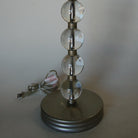 Stacked Crystal Five Ball Table Lamp